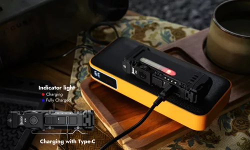 Wuben X4 zaklamp pakket, wit