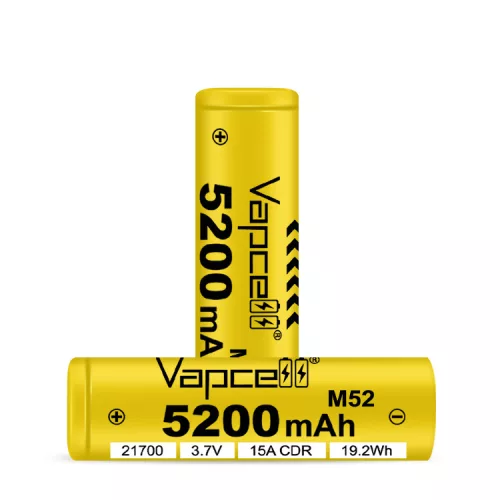 Vapcell M52 5200 mAh oplaadbare 21700 Li-ion accu 25A belastbaarheid