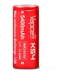 Vapcell K54 26650 5400 mAh oplaadbare Li-ion accu