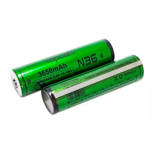 Vapcell N36 18650 3650 mAh oplaadbare Li-ion accu BESCHERMD