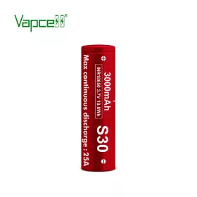 Vapcell S30 18650 25A oplaadbare Li-ion accu