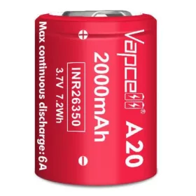 Vapcell A20 26350 2000 mAh 6A oplaadbare Li-ion accu