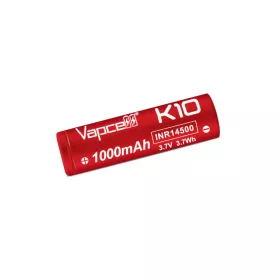 Vapcell K10 INR14500 1000 mAh 8A oplaadbare Li-ion accu