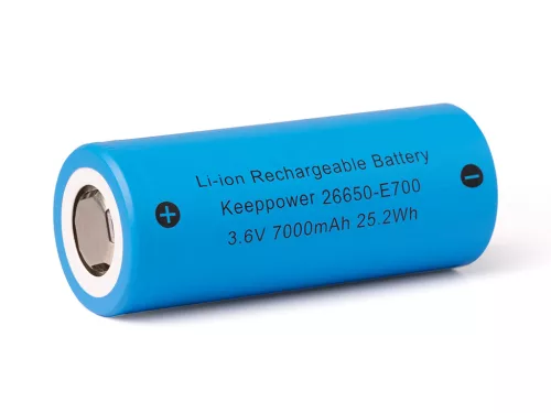 Keeppower 18500 2600 mAh tölthető li-ion akkumulátor