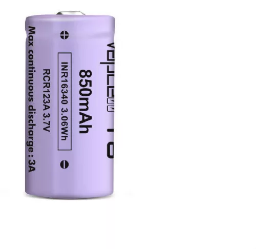 Vapcell T8 INR16340 850 mAh 3A oplaadbare Li-ion accu
