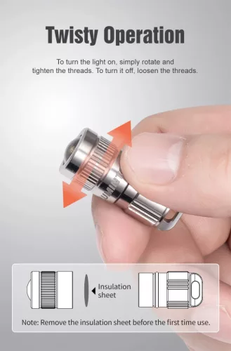 Lumintop EDC Pimi 2.0 titanium mini-lamp