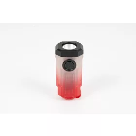   WUBEN E2 Mini EDC sleutelhangerzaklamp – 150 lumen, USB-C oplaadbaar, magnetisch, rood en blauw signaallicht - Rood