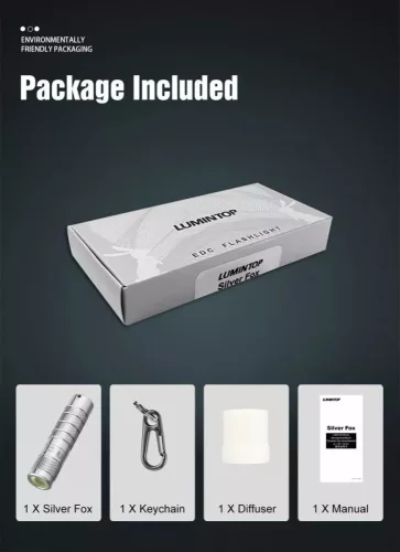 Lumintop Silver Fox mini-lamp