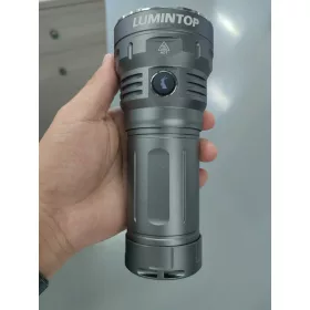   Lumintop GT4695 zaklamp, 15.000 lumen, 32.000 mAh accu, grijs