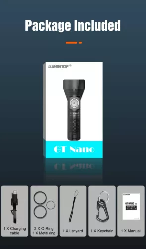 Lumintop GT NANO 3.0 EDC mini zaklamp